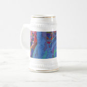 1PEACEは"夢を見ます" ビールジョッキ (正面左)