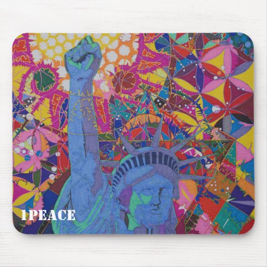 1PEACEは"夢を見ます" マウスパッド (正面)