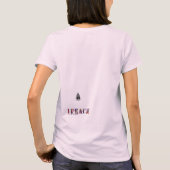 1PEACE "heartSTAR " Tシャツ (裏面)