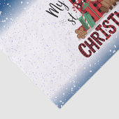 1stクリスマスサンタハットホワイトスノーベビートナカイ 薄葉紙 (詳細)