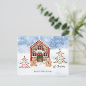 1stクリスマスニューホームクリスマスホリデーカード シーズンポストカード (スタンド正面)