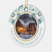 1stクリスマスニューホームユーカリ2写真 セラミックオーナメント (左)