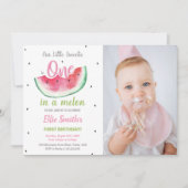 1stスイカ誕生日招待状（写真あり） 招待状 (正面)