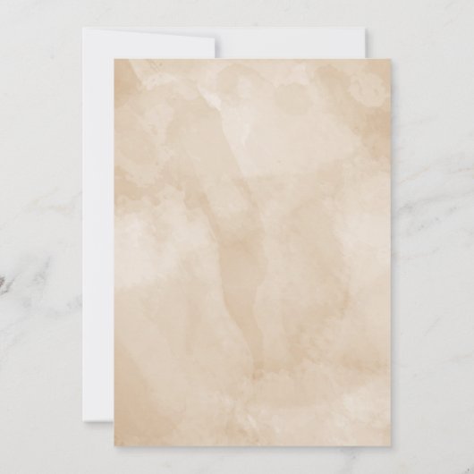 1stトリップザのまわりにサンガールボホファースト誕生日 招待状 (裏面)