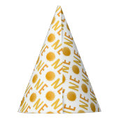 1stトリップザサンのまわりにボホサンシャイン誕生日 パーティーハット (裏面)