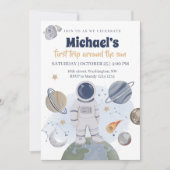 1stトリップ誕生日ボーイ招待状 招待状 (正面)