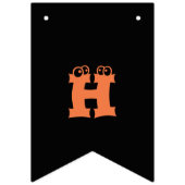 1stハロウィーン2017小さな魔女カエル バンティングフラッグ (第3の旗)