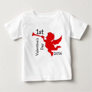 1stバレンタインデーTシャツテンプレート ベビーTシャツ