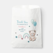 1stバースデーオペバッグは可愛いテディベアを特徴とする。 フェイバーバッグ (正面)