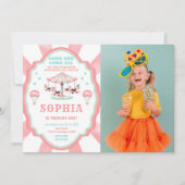 1stバースデーサーカスフォト招待状 招待状 (正面)