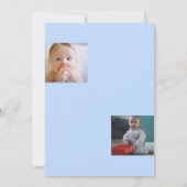 1stバースデーバルーンブライトカラフルフェスティバル 招待状 (裏面)