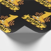 1stバースデーボーイ建築テーマ ラッピングペーパー (角)