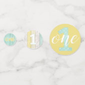 1stバースデーミント&イエローコテージ素朴ウッド コンフェッティ (裏面)