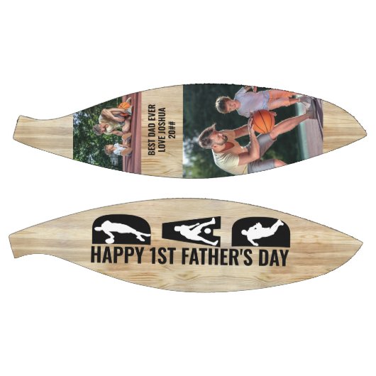 1stファーザーズ・デイパパ2フォト最高のパパ・エバー バスケットボール (パネル)