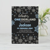 1stブルーシルバースノーウィンター誕生日オネダーランド 招待状 (スタンド正面)