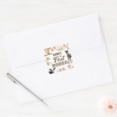 1stロデオ誕生日ボーイウェスタン スクエアシール (封筒)