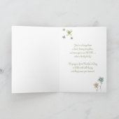 1st母の日 – 特別な娘 – ベビーキャリーグ カード (内部)