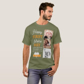 1st父の日3枚の写真 tシャツ (正面フル)
