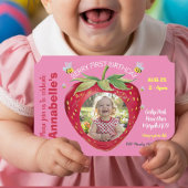 1st誕生日パーティー招待状チケットスウィートワン最初 招待状