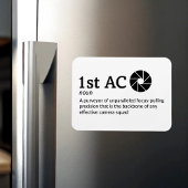 1st AC定義 – カメラチーム3" x 4" Flex マグネット