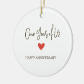 1st Anniversary ~私たちの1年~ セラミックオーナメント (左)