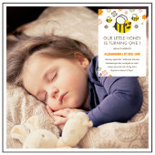 1st bee day招待状かわいい 招待状