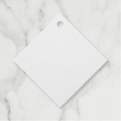 1st Birthday & Baptism Boys Blue Bow Thank You フェイバータグ (正面)