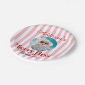 1st Birthday Berry-Sweet誕生日と写真 ペーパープレート (アングル)