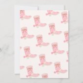 1st Birthday Cowgirl First Rodeo  Invite 招待状 (裏面)