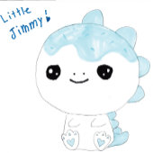 1st Birthday Cute Dinosaur Cartoon Adorable  カード