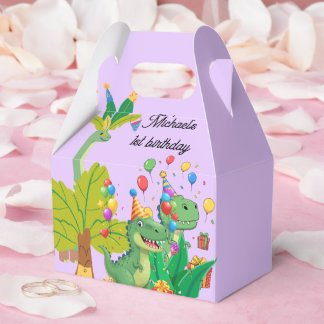 1st Birthday Dinosaur Minimal baby boy フェイバーボックス