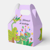 1st Birthday Dinosaur Minimal baby boy フェイバーボックス (裏面サイド)