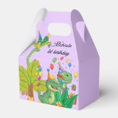 1st Birthday Dinosaur Minimal baby boy フェイバーボックス (正面サイド)