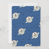 1st Birthday First Trip Around the Sun Birthday 招待状 (裏面)