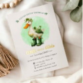 1st Birthday Foil Invitation Card | St. Patrick's  箔招待状