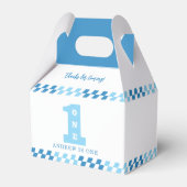1st Birthday Party Boys Blue One フェイバーボックス (正面サイド)