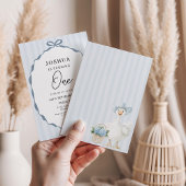 1st Birthday Party Cute Duck  招待状