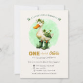 1st Birthday St. Patrick's Day Invitation Card 招待状 (正面)