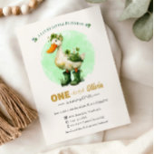 1st Birthday St. Patrick's Day Invitation Card 招待状