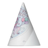 1st birthday unicorn hat パーティーハット (右)
