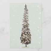 1st Birthday Winter Wonderland Birthday Party II 招待状 (裏面)