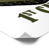 1st Cav Vet - Bradley ポスター (角)