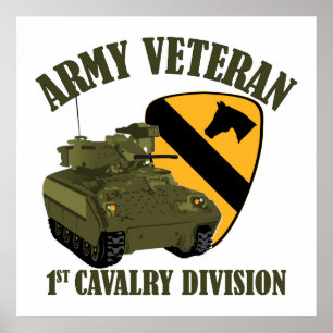 1st Cav Vet - Bradley ポスター