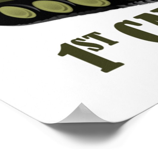 1st Cav Vet - M113 APC ポスター (角)