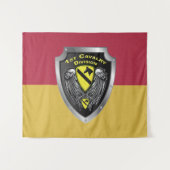 1st Cavalry Division - 1st CAV タペストリー (正面(横))