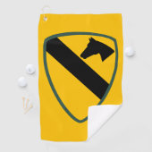 1st Cavalry Division Patch United States ゴルフタオル (インサイチュ)