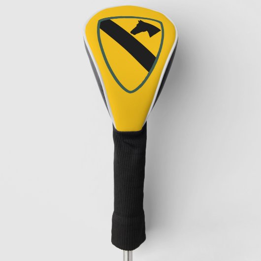 1st Cavalry Division Patch United States ゴルフヘッドカバー (正面)