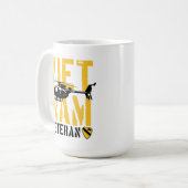 1st Cavalry Division Vietnam Veteran コーヒーマグカップ (正面左)