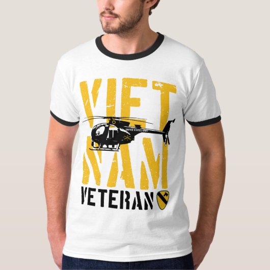 1st Cavalry Division Vietnam Veteran Tシャツ (正面)