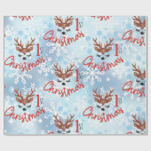 1st Christmas  ラッピングペーパー (フラット)